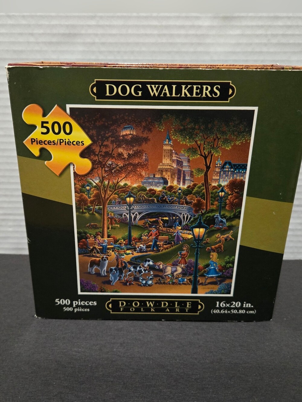 Dog Walkers Puzzle By Dowdle Folk Art